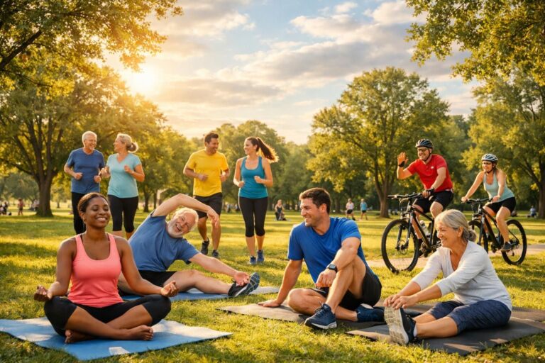 Les bienfaits du sport en plein air pour réduire l&rsquo;anxiété et améliorer le moral