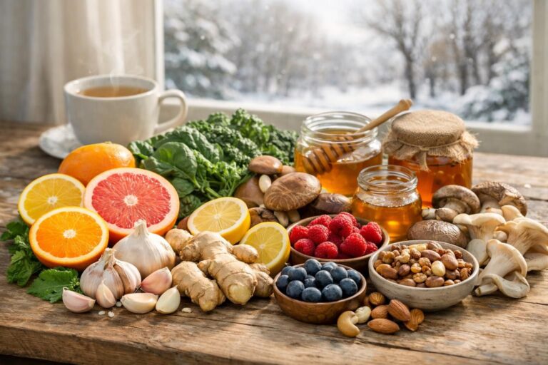 Les meilleurs aliments pour renforcer son système immunitaire à l&rsquo;approche de l&rsquo;hiver