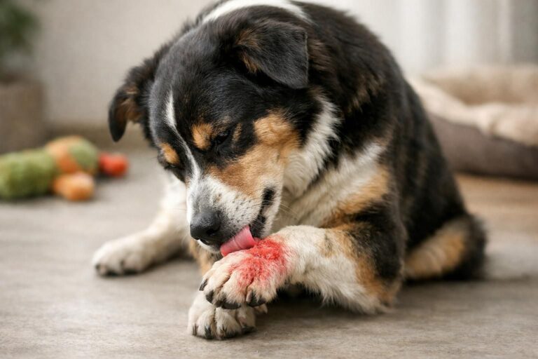 Pourquoi votre chien lèche ses pattes de manière répétée entre allergies et troubles du comportement