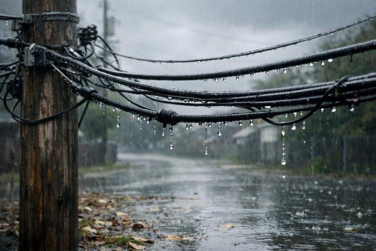 Pourquoi votre connexion internet coupe quand il pleut : comprendre les causes liées au réseau extérieur