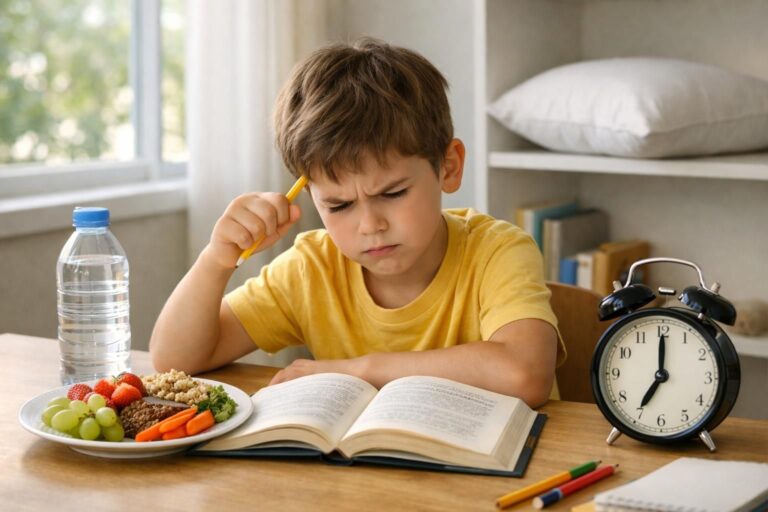Pourquoi votre enfant a du mal à se concentrer : comprendre l&rsquo;impact de l&rsquo;alimentation et du sommeil