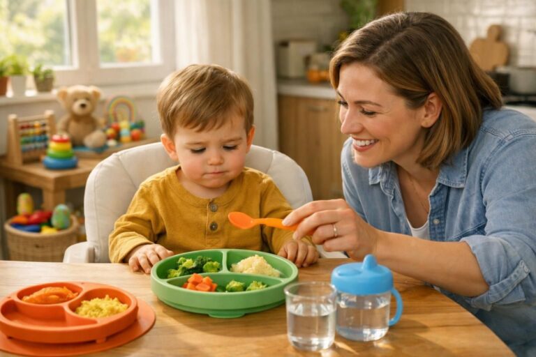 Pourquoi votre enfant refuse de manger seul et comment encourager son autonomie à table